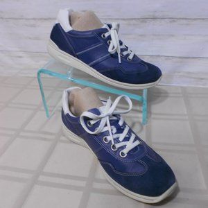 Ecco Mobile II Premium Sneakers Womens Size US 8 - 8.5 EUR 39 Shoes Blue Leather